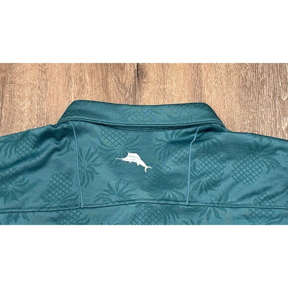 Tommy Bahama Island Zone Polo Shirt Mens XXL Pineapple Performance Golf Stretch - Picture 8 of 9
